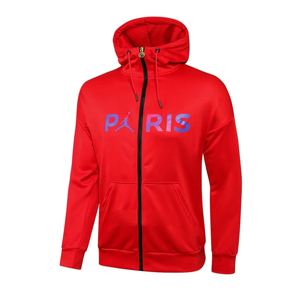 Chaqueta Con Capucha PSG 2021/2022 Rojo